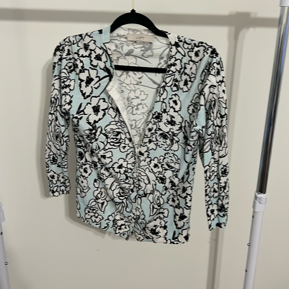 Loft floral sweater